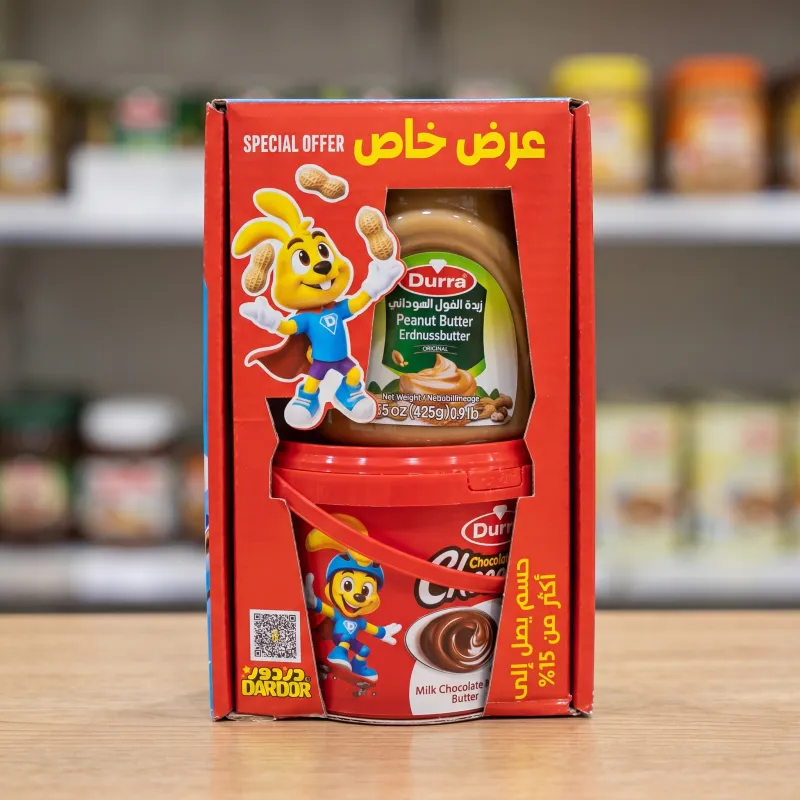 شوكولا مع زبدة الفول السوداني الدرة